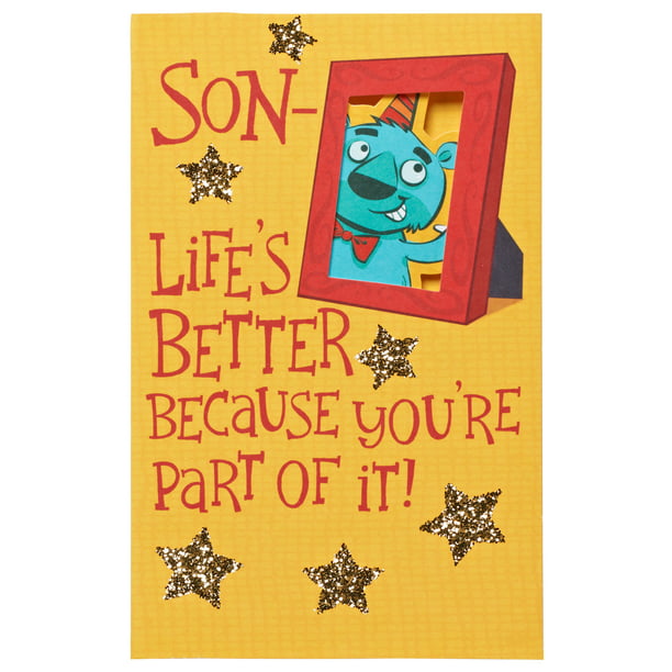 American Greetings Funny Birthday Card for Son (Life's Better ...