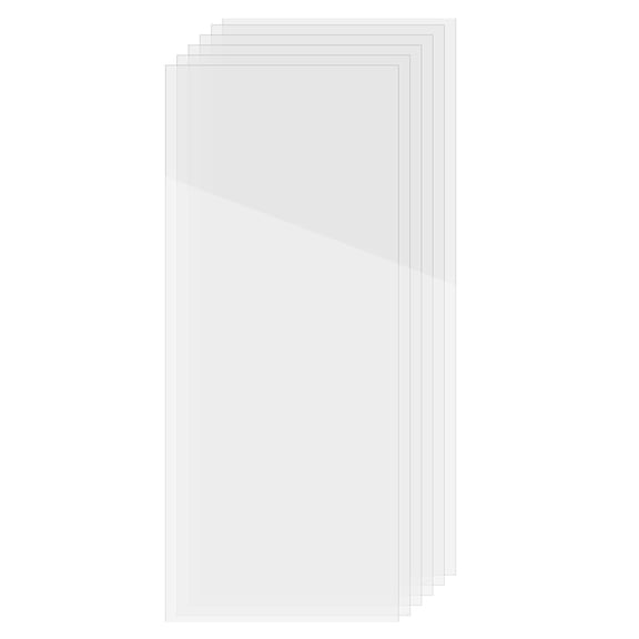 Shoreew 6Pcs 8x15.5-inch PET Vent Covers with Clear Adhesive Home RV HVAC AC Floor Wall Ceiling Air Register Air Vent Cover Sheet Fits on Wood Plastic Iron Aluminum Vent