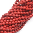 thumbnail image 3 of 8mm Abalorios Sueltos Accesorios para Joyas Artesanal -Rojo de Yuyangstore Piedra preciosa redonda de jade, 3 of 4