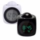 thumbnail image 1 of Digital LCD voz multifunción LED proyección alarma de temperatura para niños adultos, blanco Afortunado Sencillez, 1 of 3