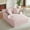 Pink, variant on Aukfa Oversized Chaise Lounge Chair Indoor with Cup Holder & Side Pocket, Faux Fur Sleeper Chair for Living Room, Bedroom,Pink