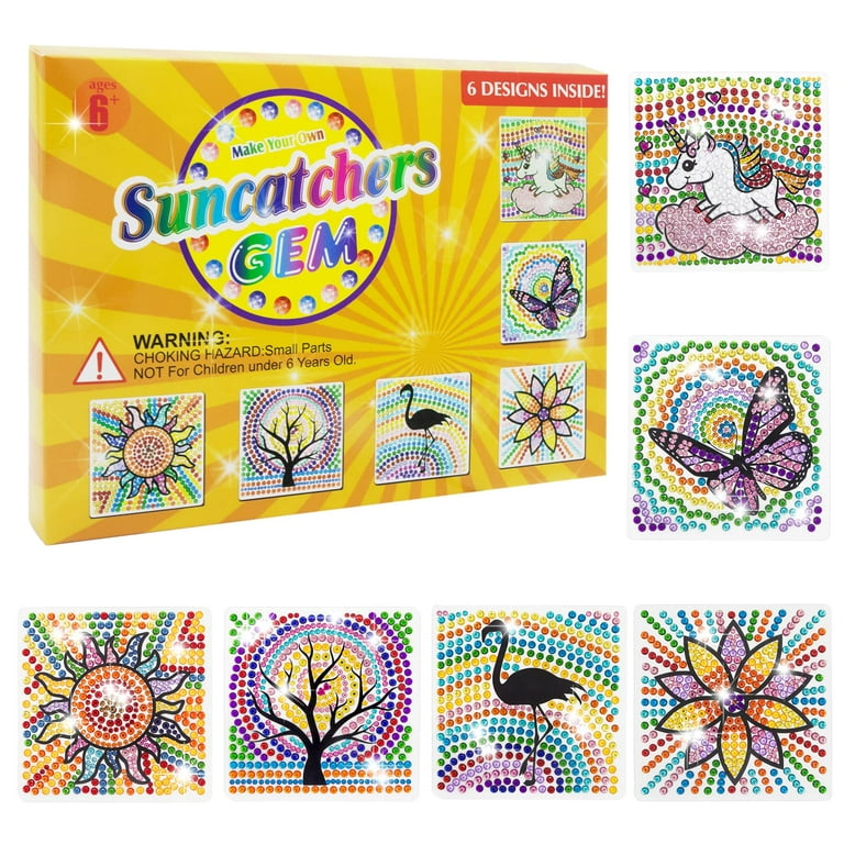  Diamond Window Art Craft Kits for Kids 8-12, Suncatcher Kit for  Kids Fun Arts and Crafts for Girls Ages 8-12, Great 6 7 8 Year Old Girl  Birthday Gift for Kids : Toys & Games