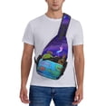 thumbnail image 6 of Lsque Scooby-Doo Pattern Cross Chest Bag Diagonally – Premium Durable Front Chest Sling with Adjustable Padded Strap, High-Capacity Storage, 6 of 8