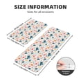 thumbnail image 2 of Xecao Sea Life 1 Patten Kitchen Rugs and Mats Sets,2 Pieces Non-Slip Washable Rugs, Kitchen Mat for Floor,Suit for Kitchen Decor and Accessories, 2 of 6