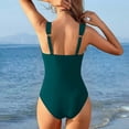 thumbnail image 6 of Fewfanhot Swimming Suits for Women One Piece Swimsuits Tummy Control Bathing Suits Modest Full Coverage Swimsuit Wide Straps Swimwear, 6 of 7