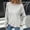Gray, variant on jobturf Sweatshirt for Women Plaid Color Block Pleated Long Sleeve Hoodies Ribbed Hem Crew Neck Pullover Fall Winter Casual Going Out Tops