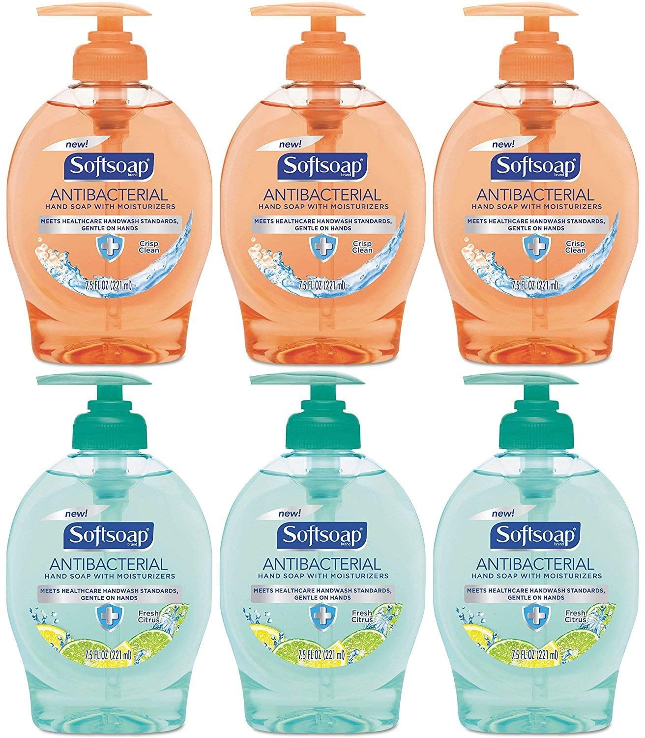 Softsoap Antibacterial Liquid Hand Soap With Moisturizers 7.5 Oz (Pack Of 6)