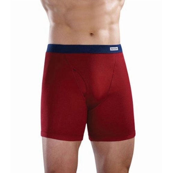 Fruit of the Loom Men's Big Covered Waistband Boxer Brief, Assorted, XX-Large(Pack of 4)