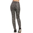 thumbnail image 2 of Women's Polar Fleece Lined Leggings/ Winter Pants, Black/White M, 1 Piece, 2 of 4
