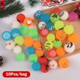 thumbnail image 4 of 10 piezas de bolas elásticas que brillan en la oscuridad para Navidad y Halloween, juguetes de goma sólida para saltar, accesorios decorativos para fiestas, regalos para niños, 4 of 5
