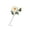 White-WH Home Decor, variant on JJV 3 Pcs Artificial Peony Flowers with Soft Pink Layered Petals and Natural Gradient Colors, Realistic Green Leaves with Long Bendable Stems for Vase Arrangement, 26.38 Inch Length
