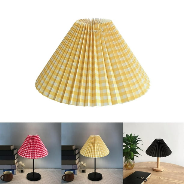 24cm Pleated Lampshade Table Fabric Lamp Shade Office Ceiling