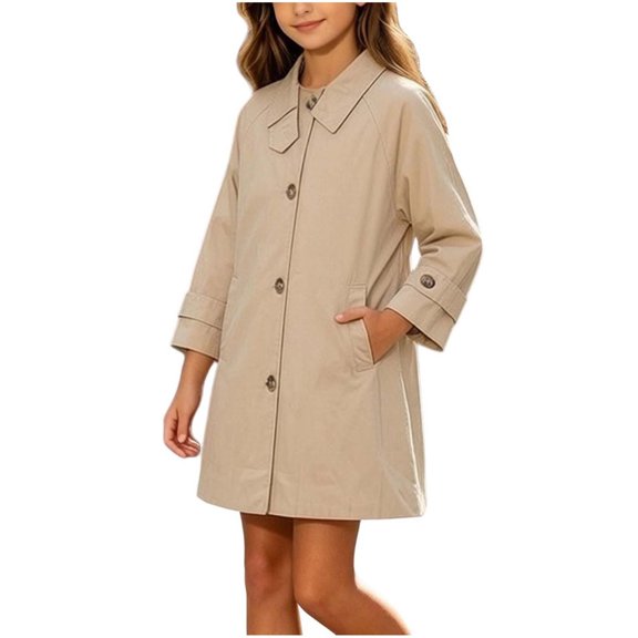 Sevevn Girls Casual Long Sleeve Hoodies Cute Oversized Pocket Sweatshirt Tops