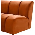 thumbnail image 5 of Meridian Furniture Infinity Cognac Velvet Modular Chair, 5 of 6