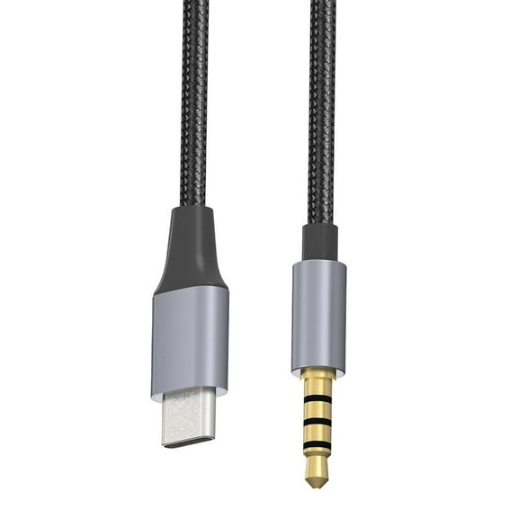 Yammee Type C to 3.5mm Aux Cable Speaker AUX Cord Wire for Car Headphones Tablets Phones USB C Converters Adapters Line