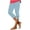 Light Blue, variant on Women's Yoga Pants Spring Outfits 2025 Capri Leggings for Women, Stretch Capri Pants Plus Size Capris 2025 Trendy Summer Capris High Waisted Soft Yoga Pants