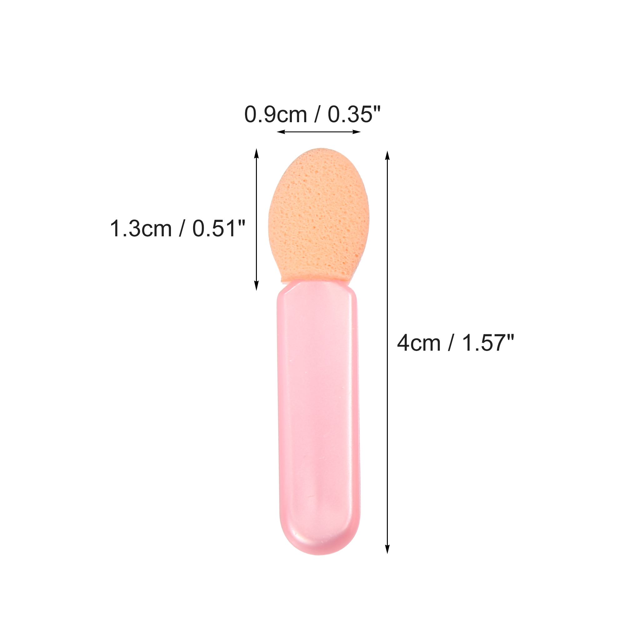 Unique Bargains 50 Pcs Eye Shadow Sponge Applicators, Eyeshadow Brushes Makeup Applicator