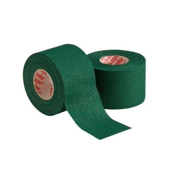 Mueller MTape Athletic Tape, Green, 2 Pack, 1.5" x 10 yd each