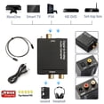 thumbnail image 4 of YouLoveIt Digital Optical Coaxial to Analog RCA L/R Audio Converter Adapter w/ Fiber Cable for Either Home or Professional Audio Switching, 4 of 8