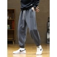 thumbnail image 3 of 2023 Autumn New Men's Sweatpants Baggy Jogger Pants Hip Hop Streetwear Ankle Length Cotton Casual Loose Trousers Plus Size 8XL, 3 of 6