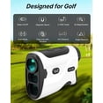 thumbnail image 2 of Telémetro de golf WOSPORTS de 1200/1500 yardas con pendiente e imán, 2 of 8