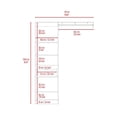 thumbnail image 3 of Plethoria Home 1-Drawer 4-Shelf Closet System Black Wengue, 3 of 8