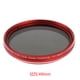 thumbnail image 3 of Bearachild Cristal de cámara Delgado ND2-400 Fader de densidad neutra Filtro ND variable Lente de filtrado 49 mm Rojo Accesorios de cámara y óptica rojo 49 mm, 3 of 6