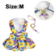 thumbnail image 2 of Vestido de arnés para perro con juego de correa, arnés de vestido de cachorro floral para perros, ropa de verano para perros pequeños MFZFUKR CPB-DE-LYY2056-2, 2 of 5