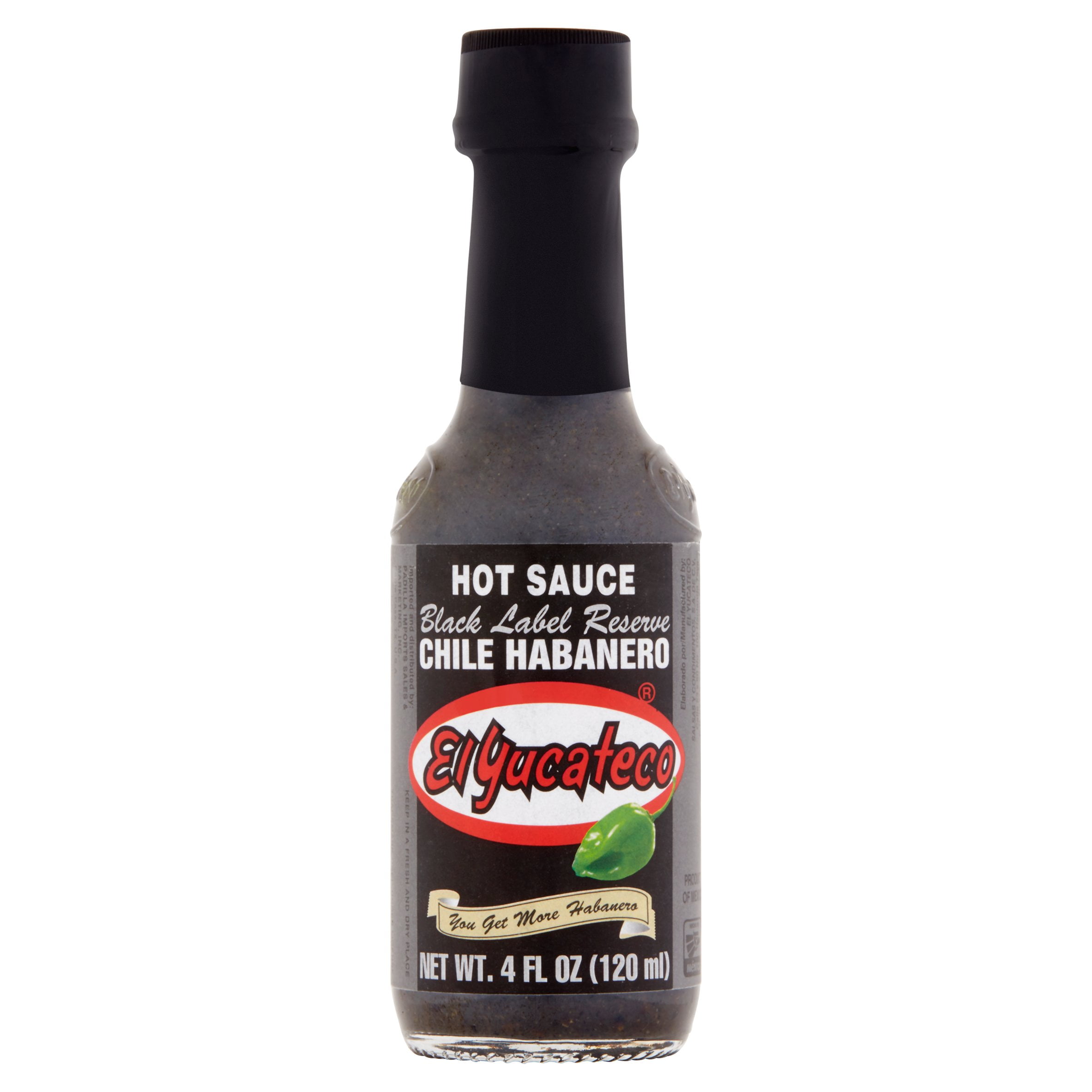 El Yucateco Chile Habanero Hot Sauce, 4 fl oz by Padilla Imports Sales & Marketing, Inc.