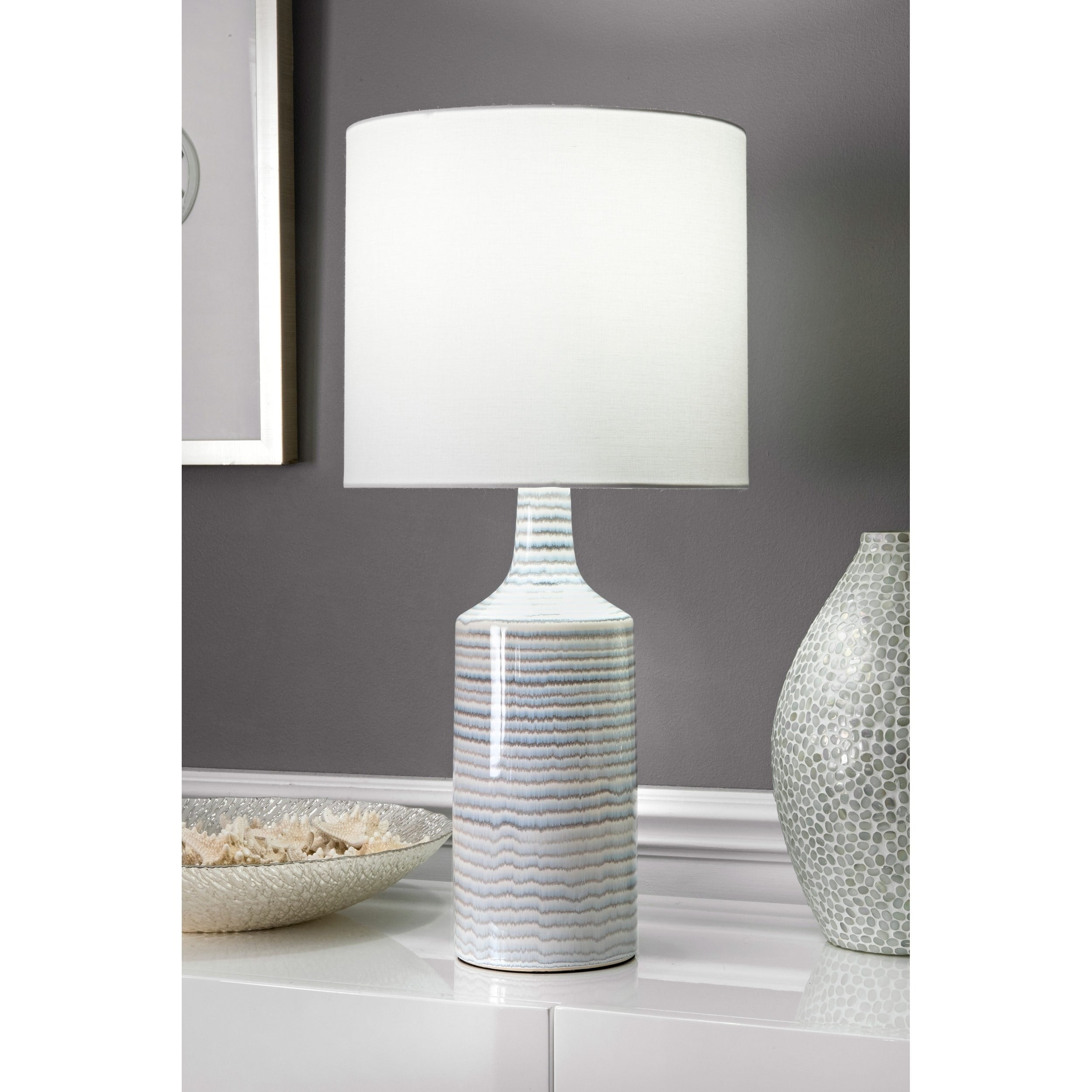 linen shade table lamp