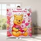 thumbnail image 5 of Manta SANMU de franela suave, estilo anime, Pooh Bear Piglet, 300 g, 5 of 5