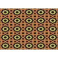 thumbnail image 1 of Ahgly Company Indoor Rectangle Patterned Blood Night Red Area Rugs, 4' x 6', 1 of 6
