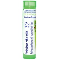 Boiron Valeriana Officinalis 30X, Homeopathic Medicine for Sleeplessness With Hypersensitivity To Stress, 80 Pellets