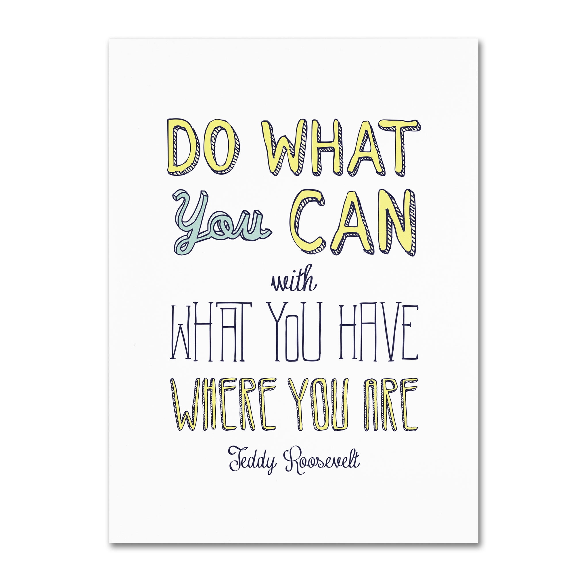 "Do What You Can III" Canvas Art by Megan Romo