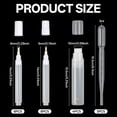 thumbnail image 4 of 20 Marcadores de Pintura Acrílica Rellenables, Bolígrafos Rellenables Vacíos de 3 mm, 6 mm y 15 mm, Bolígrafos Rellenables Blancos de Grafiti en ., 4 of 5