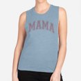 thumbnail image 2 of Pink Arched Mama Women's Muscle Tank 2X-Large Stonewash Denim, 2 of 5