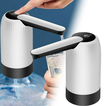 

Large Pet Water Bottle Pet Water for Dogs Dog Water Floater Dog Kennel Water Large Breed Portable Draw Water Tool With USB Data Silicone Water Pipe Black White Automatic Draw Water Tool For