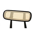 thumbnail image 4 of Baxton Studio Tarana Mid-Century Modern Cream Fabric and Black Finished Wood 2-Piece Dining Chair Set, 4 of 7