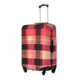 thumbnail image 3 of Multi-Size Suitcase Protective Cover Full Range Double Stitching Invisible Zipper For Travel Business Coral Buffalo Plaid Check Tartan Scotland_1 X-Large, 3 of 8