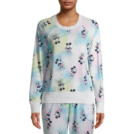 

Disney Mickey Women s All Over Print Long Sleeve Sleep Top