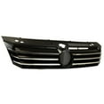 thumbnail image 3 of Grille For 2012-2015 Volkswagen Passat Black w/ Chrome Insert Molding, 3 of 5