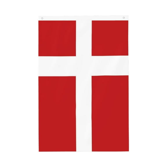House Flag Danish Flag Garden Flag Decorative House Yard Double Sided Flag For Decoration (2x3ft)