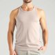thumbnail image 2 of Camiseta sin mangas de manga corta de verano para hombre: camiseta deportiva informal de color liso, poliéster, ligera (S-XXXL), 2 of 5