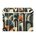 thumbnail image 7 of Yayeee Collapsible Cube Storage Bin with Lid Fabric Closet Decorative Basket with Handles, Art Leaves Pattern, 7 of 7