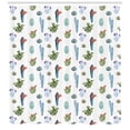 thumbnail image 3 of Ambesonne Cactus Shower Curtain, Blossomin Watercolor, 69"Wx84"L, Multicolor, 3 of 3