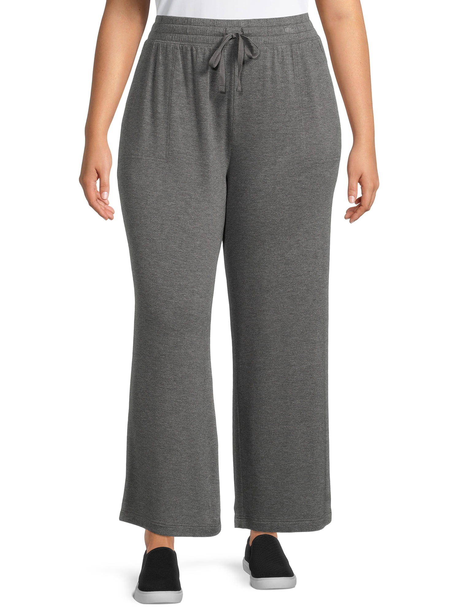 Terra & Sky Women's Plus Size Knit Pants