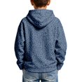 thumbnail image 3 of Kids Zip Hoodie Casual Leopard Print Hooded Sweatshirt Long Sleeve Pullover Kids Hoodie with Kangaroo Pocket for Weekend Wear, 3 of 4