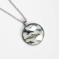 thumbnail image 4 of Whale Glass Circular Pendant Necklace - Stunning Jewelry for Women, Necklaces for Every Occasion, 4 of 5