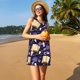 thumbnail image 3 of Fotbe Lavender Flowers Vestido de Verano sin Mangas para Mujer – Vestido Midi Línea A, Estilo Camiseta Floral, Vestido Playero Casual y Fluido, 3 of 7