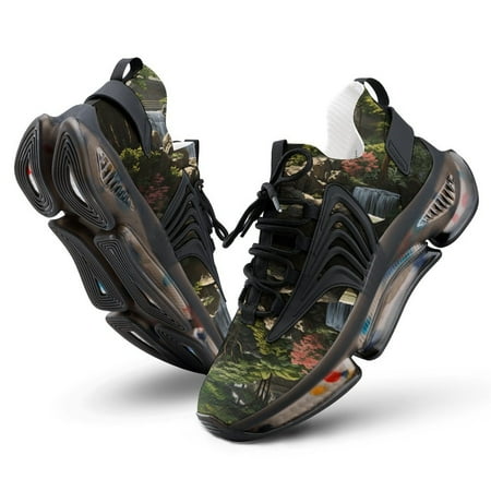 Waterfall Breathable Sneakers Women Shoes Spring Light Flats Male Lace-up Walking Footwear